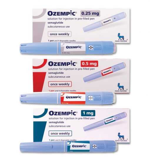 2 Pens Ozempic 1mg 