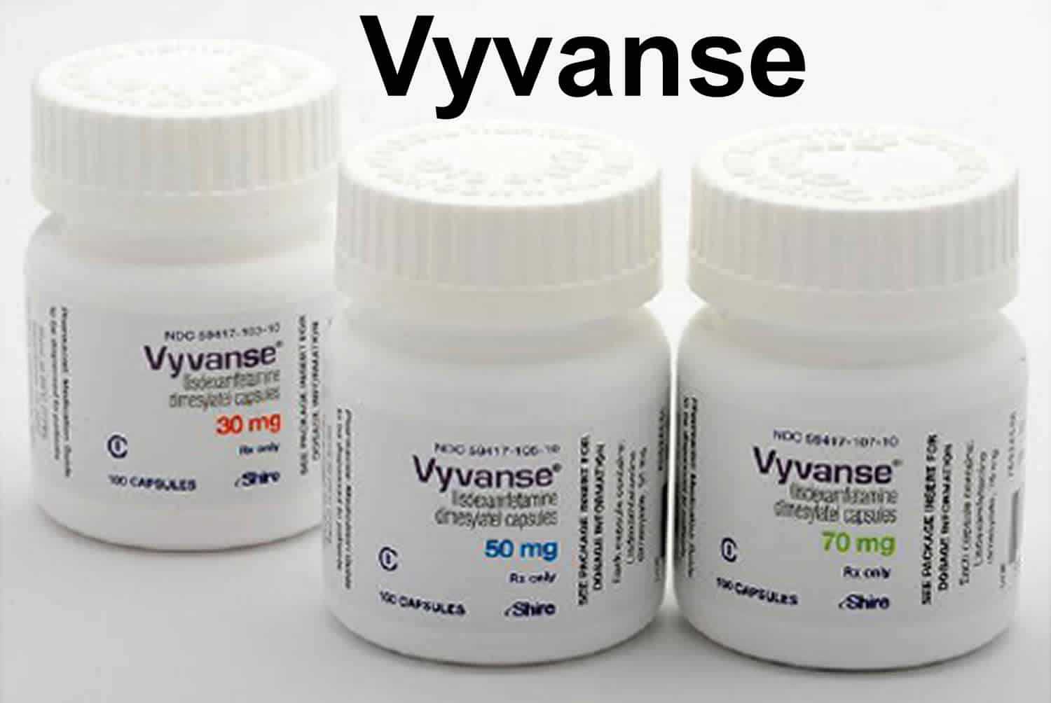 Vyvanse 30mg-50mg-70mg